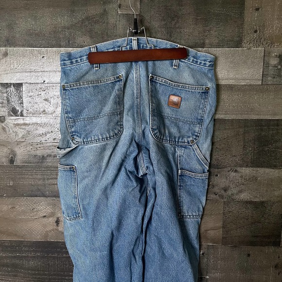SOLD Carhartt Double Front Dungaree Pants 33X32 - Picture 5 of 6